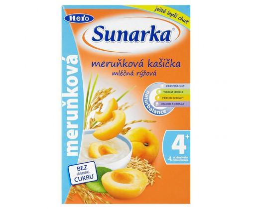 Sunarka Meruňková kašička mléčná rýžová 225 g Sunarka