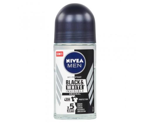Nivea Men Black & White Invisible Original kuličkový antiperspirant 50 ml Nivea