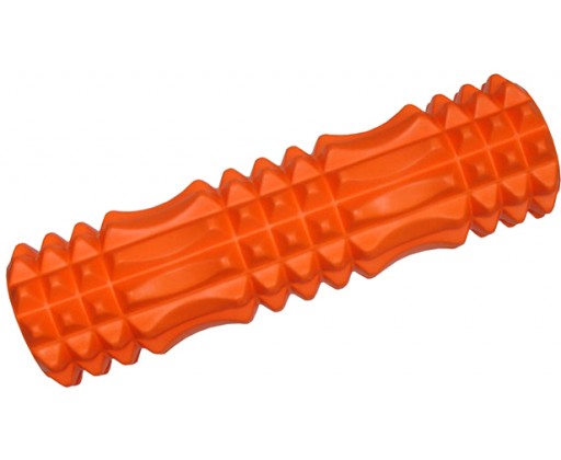 ACRA Válec masážní 45x14cm fitness roller oranžový plast Acra