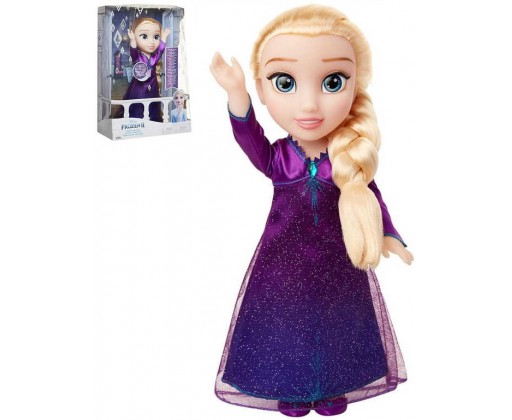 ADC Panenka Elsa zpívající 33cm Ledové Království (Frozen) na baterie Zvuk HRAČKY