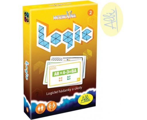 ALBI HRA Mozkovna Logic 2 pro děti karetní hádanky interaktivní Albi
