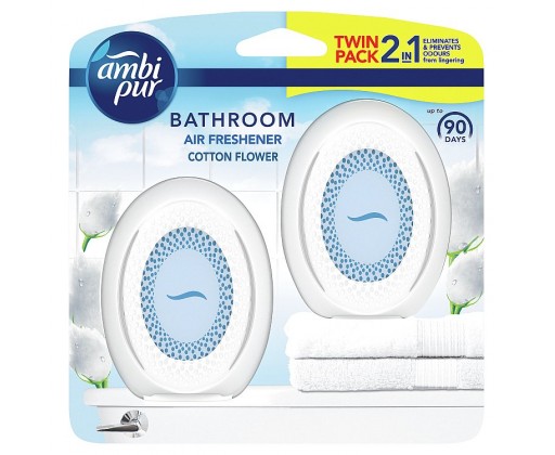 Ambi Pur Bathroom Cotton Fresh Osvěžovač Vzduchu   2x7