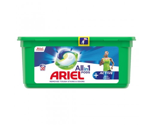 Ariel All-In-1 PODs + Aktivní technologie proti zápachu