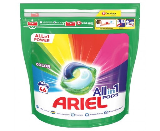 Ariel All-In-1 PODs Colour kapsle na praní 46 ks Ariel