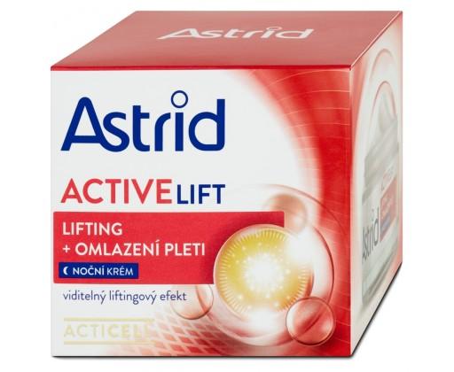 Astrid Active Lift Liftingový omlazující noční krém 50+ 50 ml Astrid