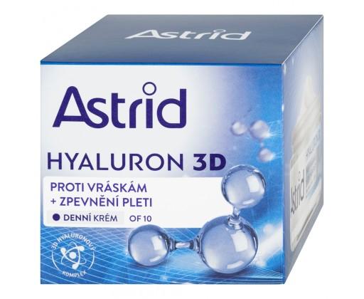 Astrid Hyaluron 3D Zpevňující denní krém proti vráskám OF 10  50 ml Astrid