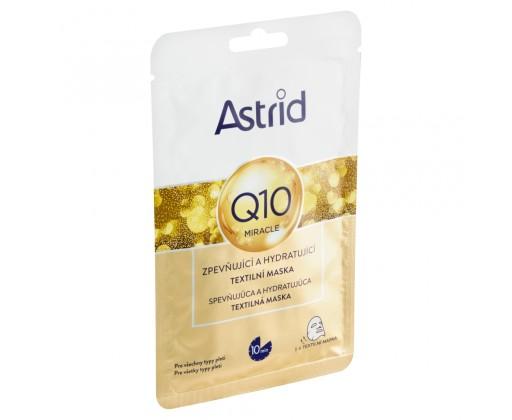 Astrid Q10 Miracle Zpevňující a hydratující textilní maska  1 ks Astrid