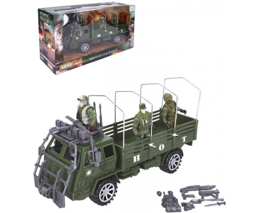 Auto vojenské plastové 31cm herní set se 3 figurkami a doplňky _Ostatní 1_