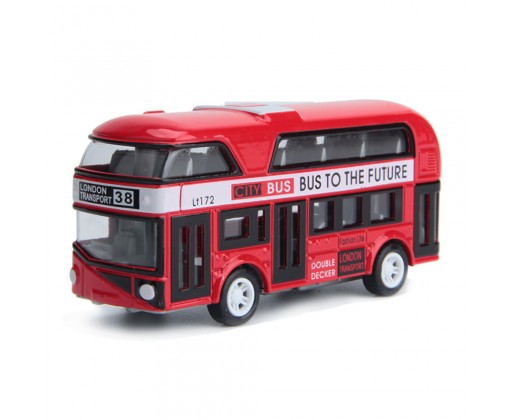 Autobus londýnský dvoupatrový červený RAPPA