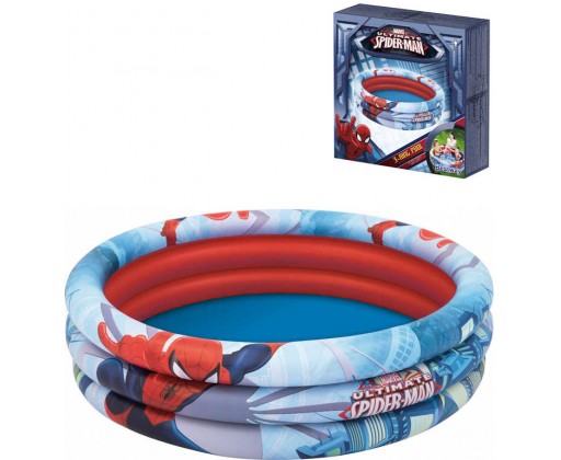 BESTWAY Baby bazén nafukovací kruhový Spiderman 122x30cm 98018 Bestway