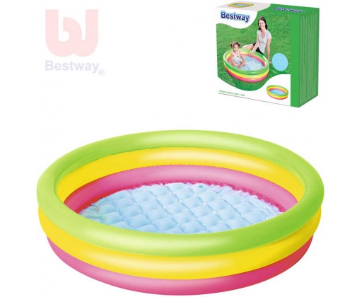 BESTWAY Baby bazének kruhový 102x25cm nafukovací brouzdaliště 51104 _Ostatní 1_