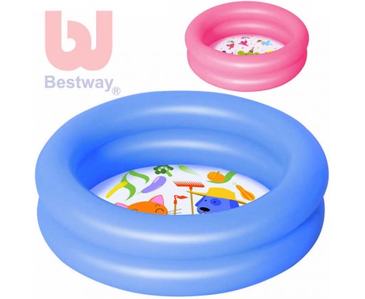 BESTWAY Baby bazének nafukovací 2 komory 61x15cm brouzdaliště pro miminko Bestway