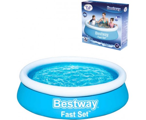 BESTWAY Bazén Fast Set samostavěcí kruhový 183x51cm rodinný 57392 Bestway
