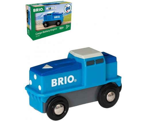 BRIO Nákladní lokomotiva na baterie doplněk k vláčkodráze 33130 Brio