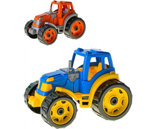 Baby traktor barevný plastový 25cm volný chod na písek 2 barvy _Ostatní 1_
