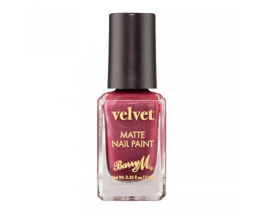 Barry M Lak na nehty Velvet Matte (Nail Paint) Crimson Couture 10 ml Barry M