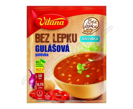 Bez lepku Gulášová polévka 60g Bez
