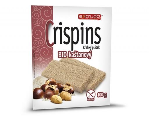 Bio Cereální křehký chléb Crispins kaštanový 2x50g EXTRUDO