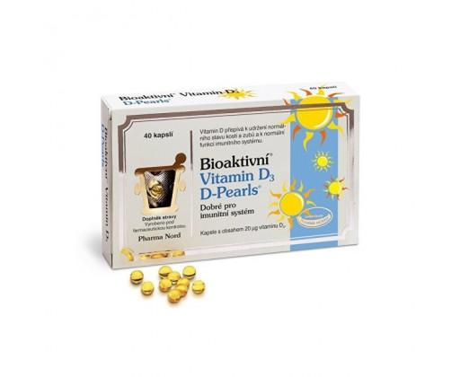 Bioaktivní Vitamin D3 D-Pearls 40 kapslí Pharma Nord