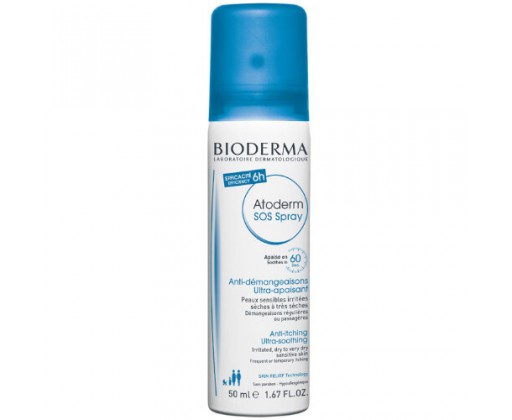 Bioderma Protisvědivý zklidňující sprej Atoderm SOS Spray (Anti-Itching Ultra-Soothing) 50 ml Bioderma