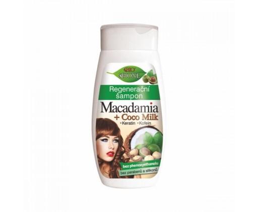 Bione Cosmetics Regenerační šampon Macadamia + Coco Milk  260 ml Bione Cosmetics