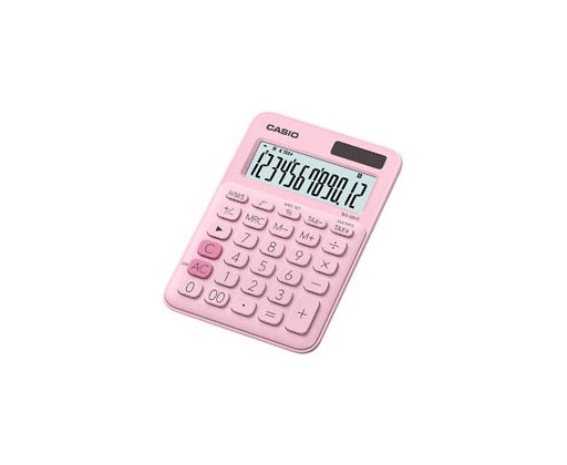 Casio MS 20 UC stolní kalkulačka displej 12 míst růžová Casio