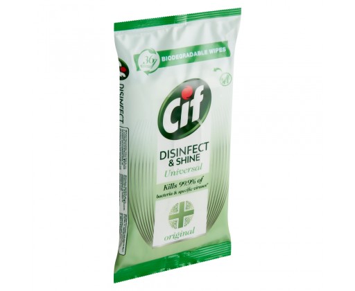 Cif Disinfect&Shine univerzální dezinfekční ubrousky  36 ks Cif