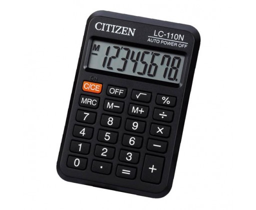 Citizen LC-110N kapesní kalkulačka displej 8 míst Citizen