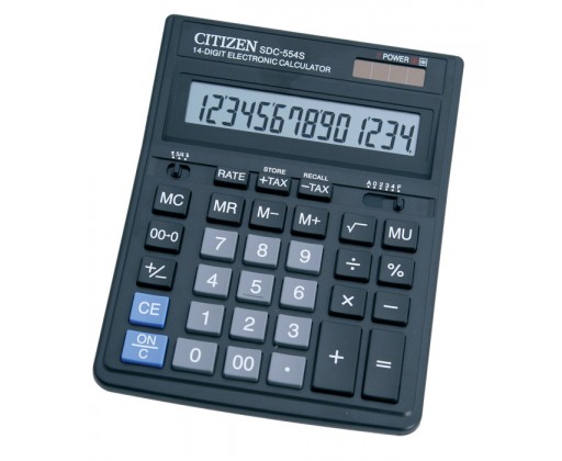 Citizen SDC 554S stolní kalkulačka displej 14 míst Citizen