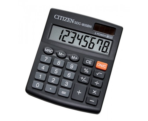 Citizen SDC-805BN stolní kalkulačka displej 8 míst Citizen