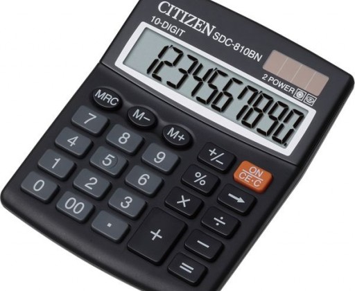 Citizen SDC 810BN stolní kalkulačka displej 10 míst Citizen
