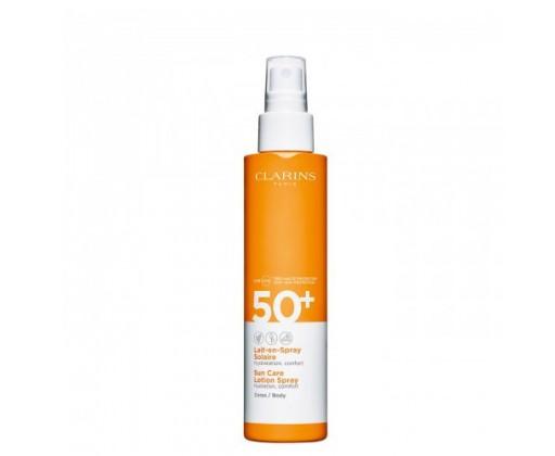 Clarins Opalovací mléko na tělo ve spreji SPF 50+ (Sun Care Lotion Spray)  150 ml Clarins