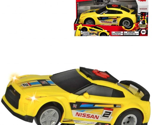 DICKIE Auto Nissan GT-R 25cm zvedací efekt na baterie Světlo Zvuk Dickie