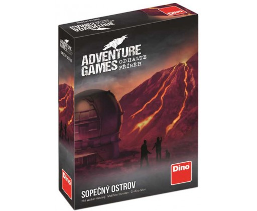 DINO Adventure Games Sopečný ostrov Párty hra *SPOLEČENSKÉ HRY* Dino