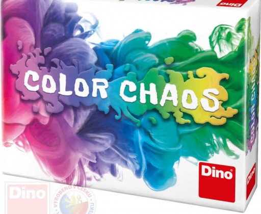 DINO Hra karetní Color Chaos cestovní *SPOLEČENSKÉ HRY* Dino