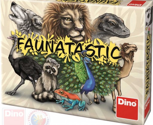 DINO Hra karetní Faunatastic cestovní *SPOLEČENSKÉ HRY* Dino
