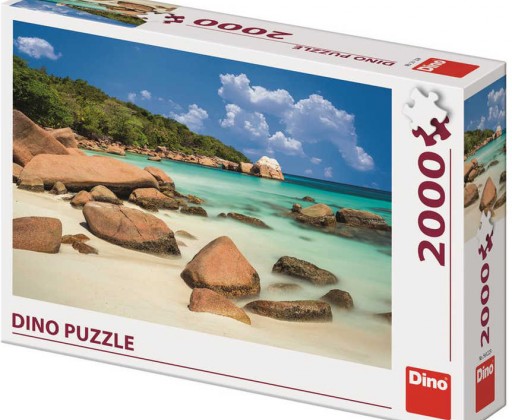 DINO Puzzle 2000 dílků Pláž foto 97x69cm skládačka Dino