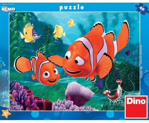 DINO Puzzle Hledá se Nemo 32x24cm set 40 dílků v krabici Dino