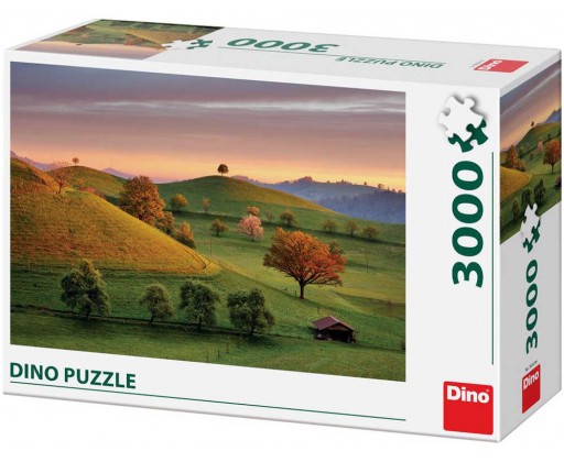 DINO Puzzle Pohádkový východ slunce 3000 dílků skládačka 117x84cm Dino