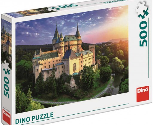 DINO Puzzle Zámek Bojnice foto 500 dílků 47x33cm skládačka v krabici Dino