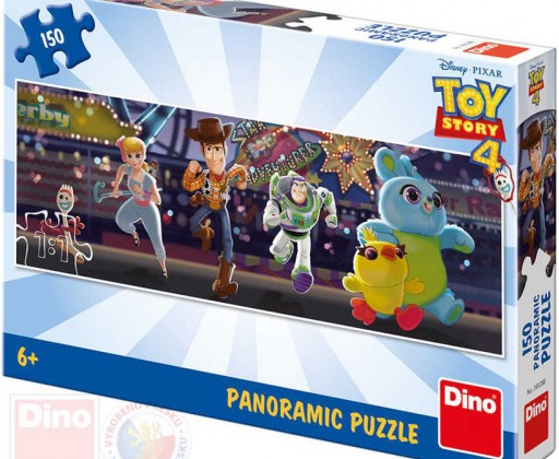 DINO Puzzle panoramatické 66x23cm Toy Story 4 150 dílků v krabici Dino