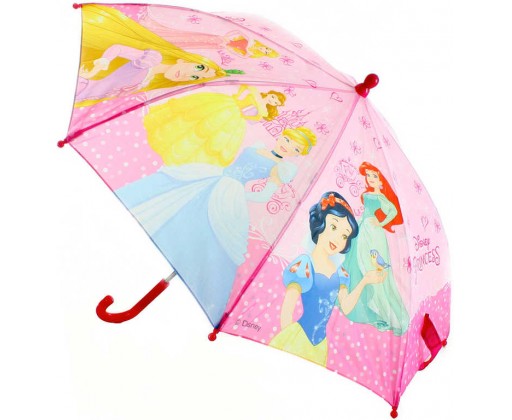 Deštník dětský Disney Princezny (Princess) manuální otevírání růžový HRAČKY