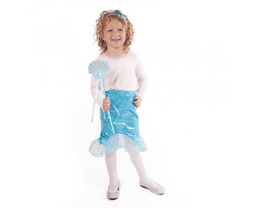 Dětská sukně mořská panna modrá RAPPA