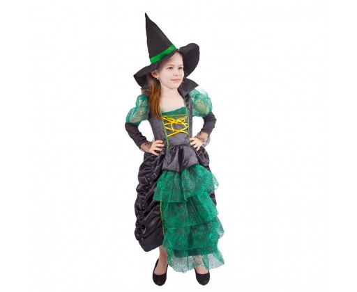 Dětský kostým čarodějnice/Halloween (S) RAPPA