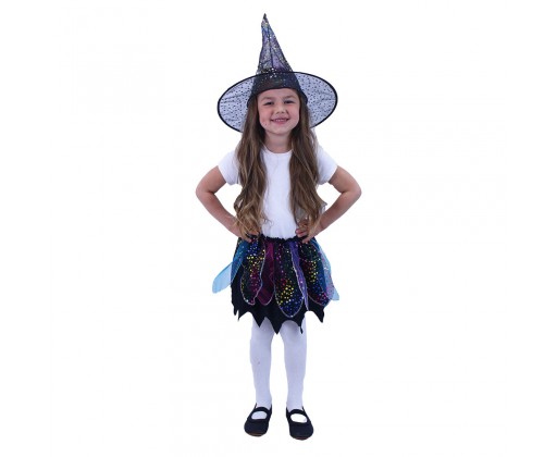 Dětský kostým tutu sukně čarodějnice / Halloween RAPPA