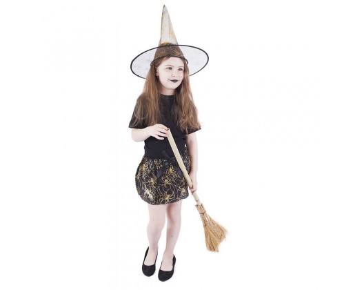 Dětský kostým tutu sukně s kloboukem Halloween RAPPA