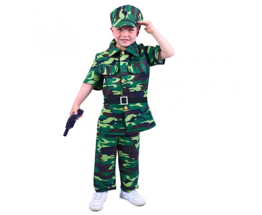 Dětský kostým voják (M) RAPPA
