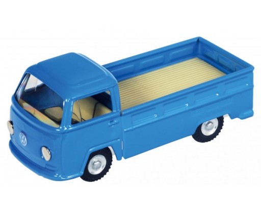 Dodávka VW T2 valník kov 12cm modrý v krabičce Kovap Kovap