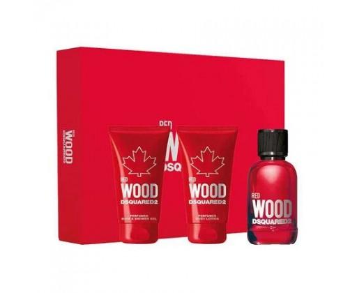 Dsquared² Red Wood - EDT 50 ml + sprchový gel 50 ml + tělové mléko 50 ml Dsquared²