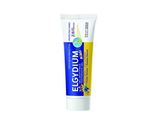 ELGYDIUM Gelová zubní pasta s fluorinolem a příchutí banánu pro děti 2-6 let Kids  50 ml ELGYDIUM